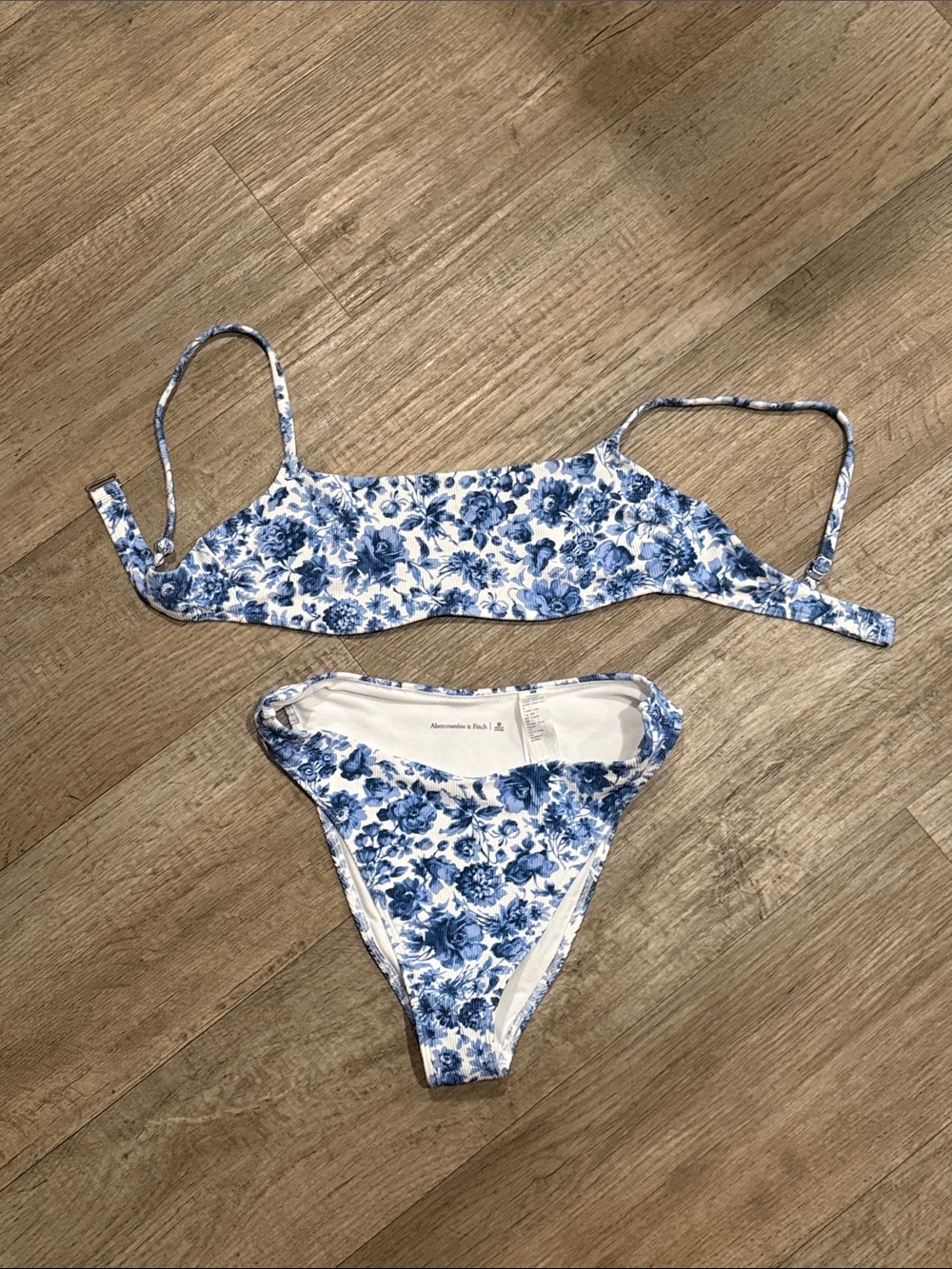 Blue Floral Bikini Set - Abercrombie